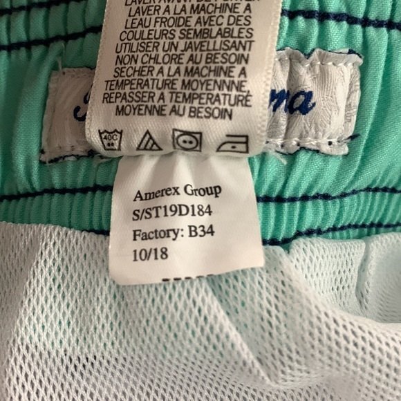 Tommy Bahama Swim Trunks boys size large pineapple print. Multicolor. - Picture 9 of 11